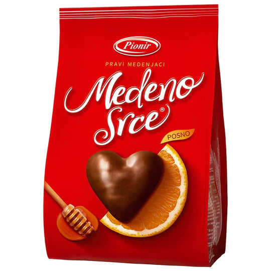 Pioner Honey Heart Medeno Srce Orange 150g