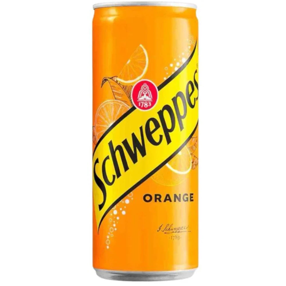 Schweppes Orange Can 330ml