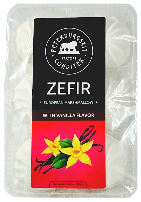 PETERBURGSKIY CONDITER FACTORY ZEFIR ''VANILLA'', Z53, RUSSIA, 12/310g