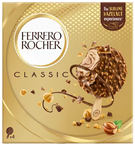 FERRERO ROCHER ICE CREAM "CLASSIC",  7*4X50G