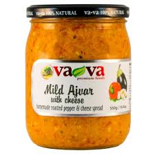 VAVA Home Made Ajvar Mild w/ Cheese 550g