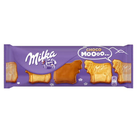 MILKA CHOCO MOO BISQUIT W/MILK CHOCOLATE