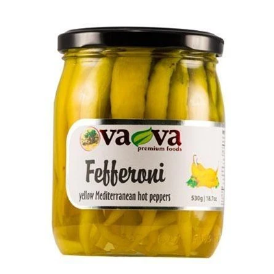 VAVA Hot Yellow Fefferoni Peppers 540g