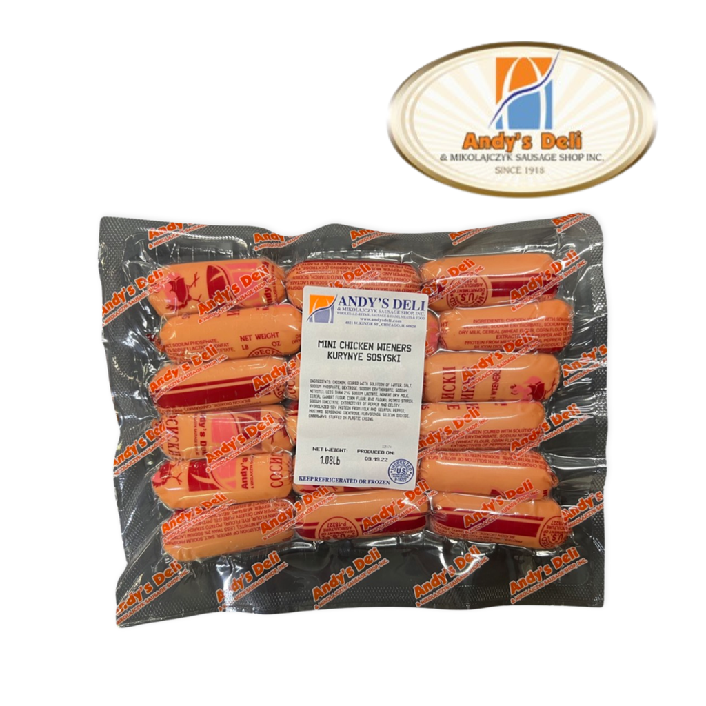 Andy's Deli Mini Chicken Wieners Pre-Pack /Parowki z Kury