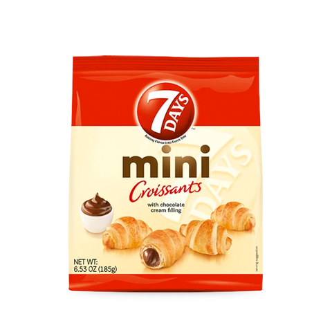 7 Days Mini Chocolate Croissants 185g