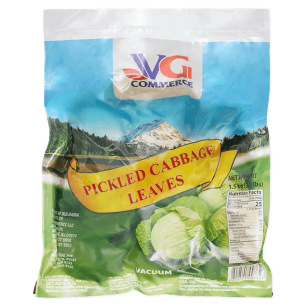VG Commerce Pickled   Cabbage  Leaves  1.5kg