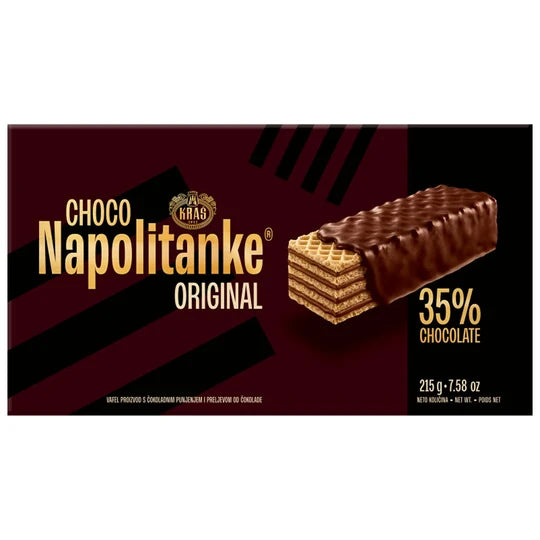 KRAS WAFERS NAPOLITANKE CHOCO COVERED (215G)
