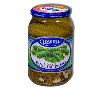 Lowell Polish Dill Pickles 880g
