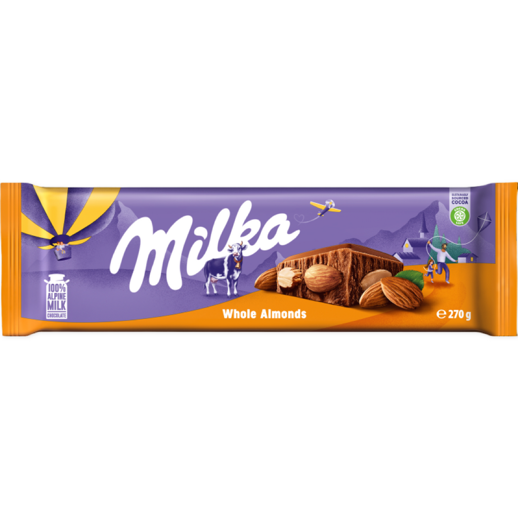 Milka WHOLE ALMOND 270g