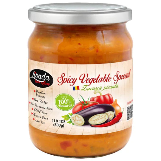 Livada Vegetable Spread Spicy / Zacusca Hot 500g