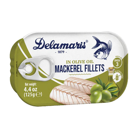 Delamaris Mackerel Fillets in Extra Virgin Olive Oil