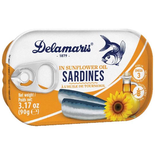 Delamaris Sardines in Sunflower  Oil