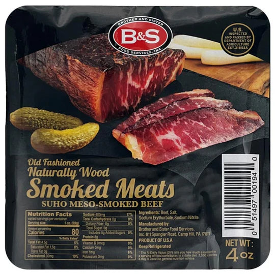 BROTHER & SISTER SLICED SMOKED BEEF (4OZ)