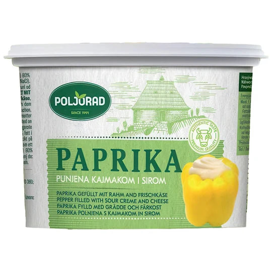 POLJORAD KAJMAK CREAM WITH PEPPER PIECES (500g)