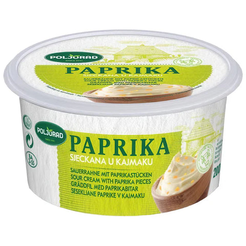 POLJORAD KAJMAK CREAM WITH PEPPER PIECES (280G)