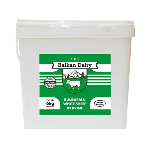 Balkan Dairy Bulgarian Sheep Feta Cheese PVC 6kg