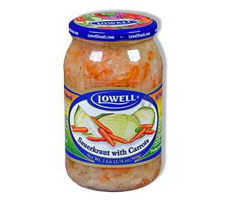 Lowell Sauerkraut with Carrots 900g