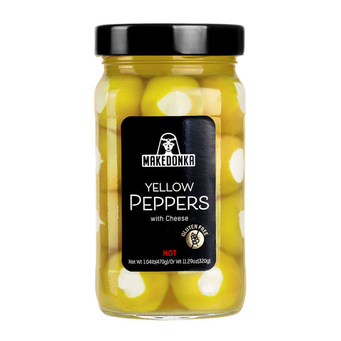 Makedonka Yellow Cherry Peppers with Cheese 470g