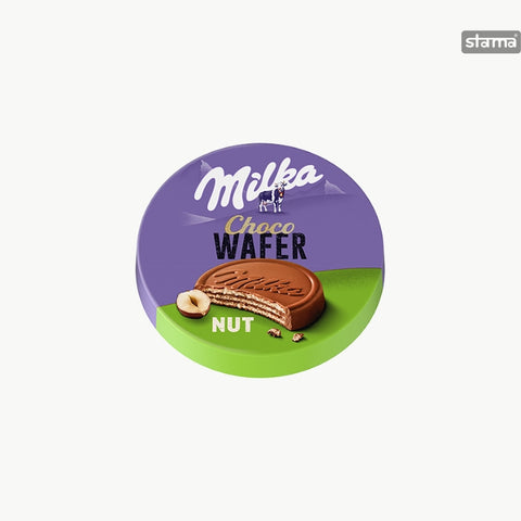 MILKA CHOCO WAFER HAZELNUTS  30G