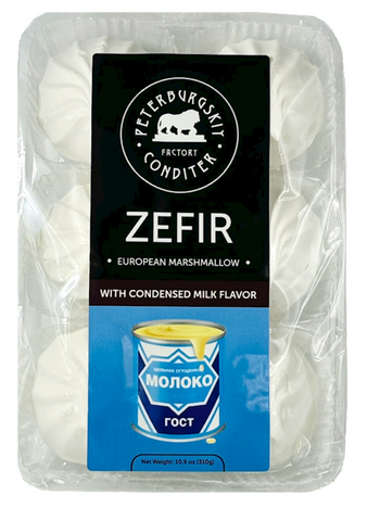 PETERBURGSKIY CONDITER FACTORY ZEFIR "CONDENSED MILK", Z47, RUSSIA, 12*310G