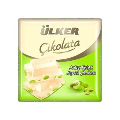 ULKER White Chocolate with Pistachio 65g