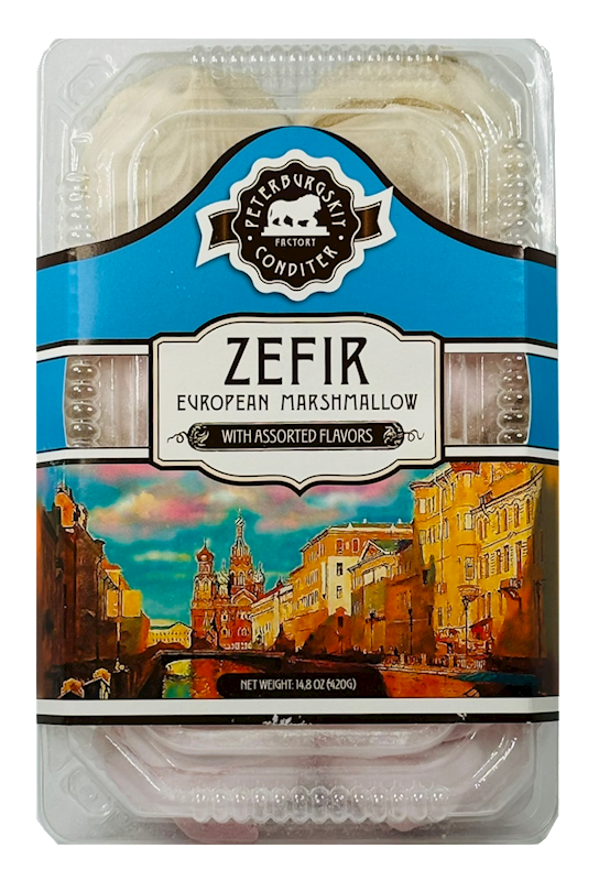 PETERBURGSKIY CONDITER FACTORY ZEFIR ''ASSORTED'', Z10, RUSSIA, 12/310g