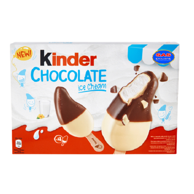 KINDER  CHOCOLATE ICE CREAM "SCHOKOLATE",  9*4X55G
