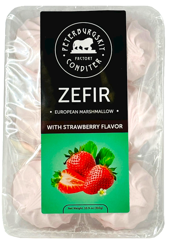 PETERBURGSKIY CONDITER FACTORY ZEFIR "STRAWBERRY", Z54, RUSSIA, 12*310G