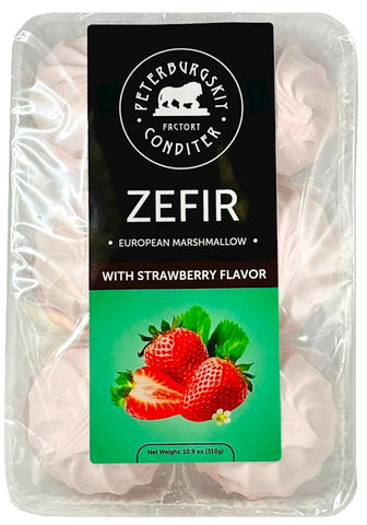 PETERBURGSKIY CONDITER FACTORY ZEFIR "STRAWBERRY", Z54, RUSSIA, 12*310G