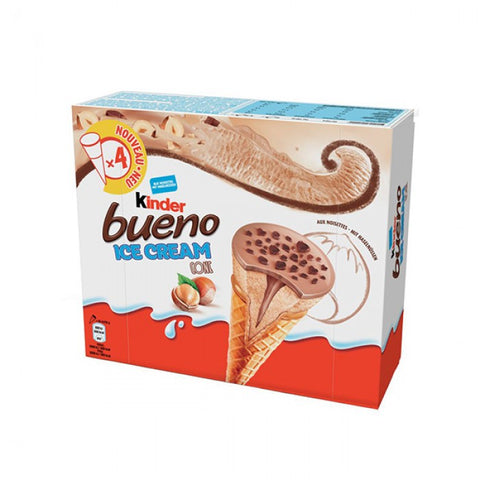 KINDER ICE CREAM "BUENO " CONES, 8*4X62G