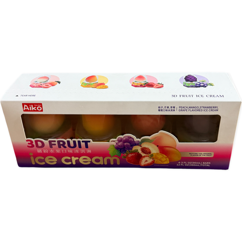 Aiko Mix / Mango/ Grape/Peach/ Strawberry  Ice Cream  24x75g (6* 4packs)