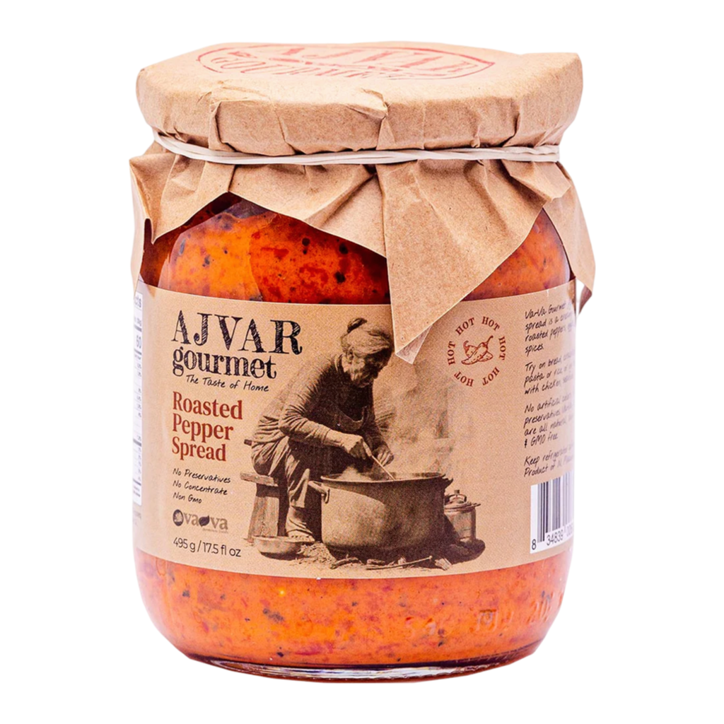 VAVA Home Made Ajvar Gourmet Hot  495g