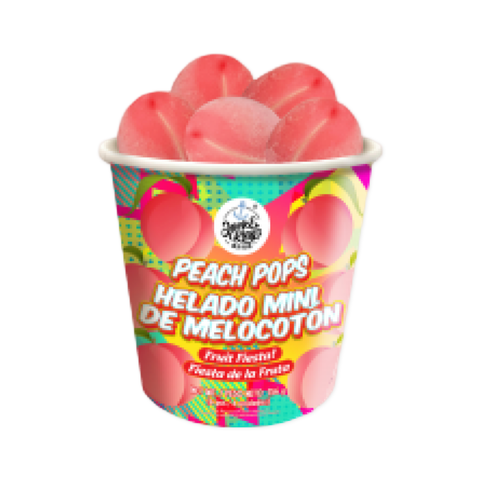 Peach Pops Ice Cream  12x180g