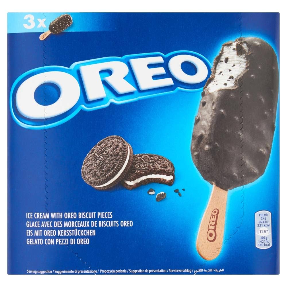 OREO ICE CREAM ON STICK, 8*3X65G