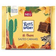 RITTER SPORT CRUNCHY  SALTED CARAMEL