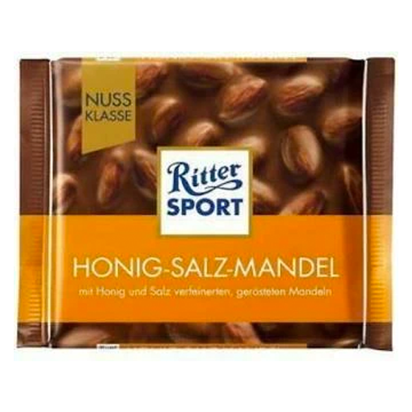 RITTER SPORT HONEY SALT ALMONDS