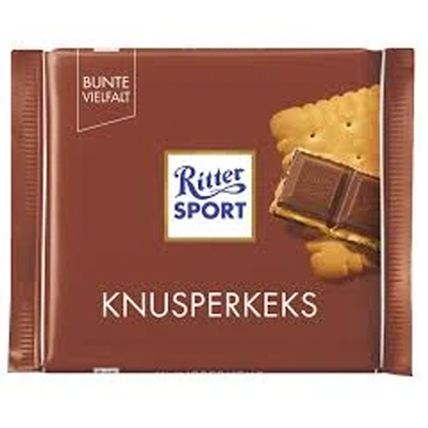 RITTER SPORT KNUSPERKEKS / BUTTER BISCUIT W/ MILK CHOCOLATE