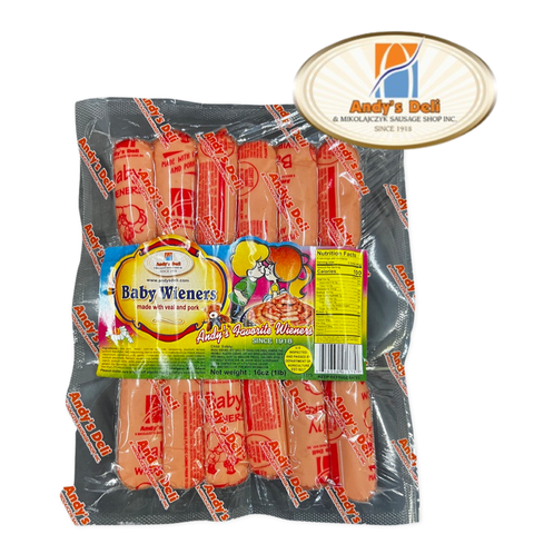 Andy's Deli Baby Veal and Pork Wieners Pre-Pack / Par. dla Dzieci #1375