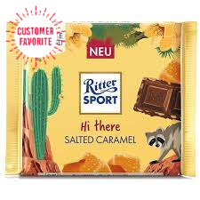 RITTER SPORT CRUNCHY  SALTED CARAMEL