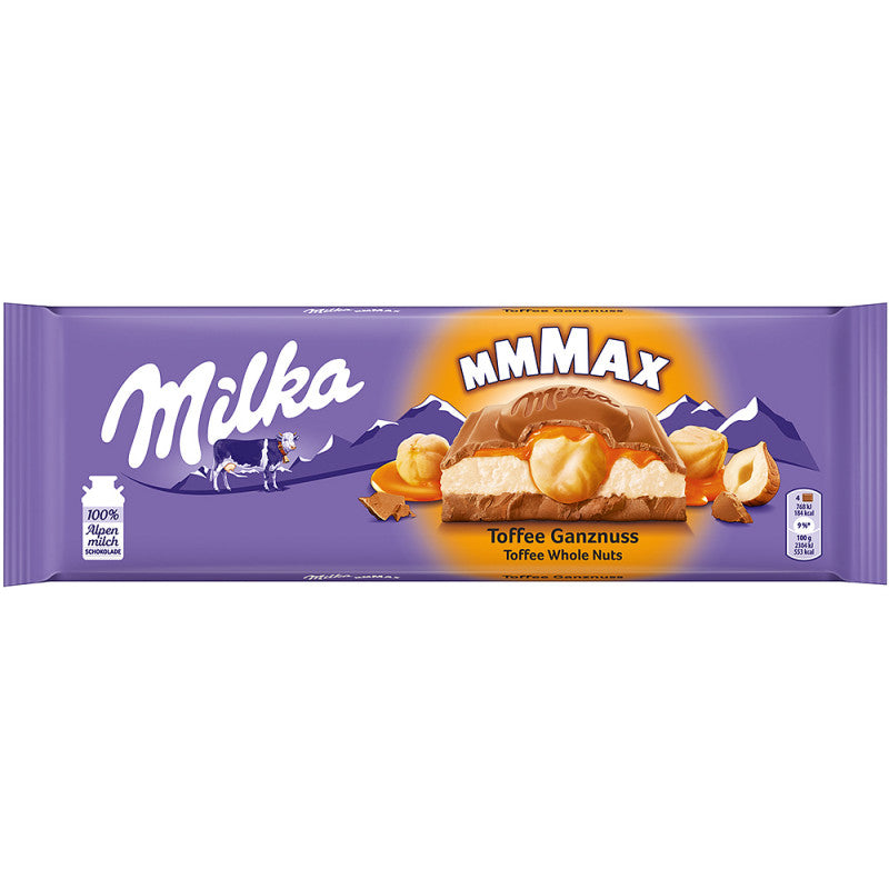 Milka TOFFEE  WHOLE NUTS 300G
