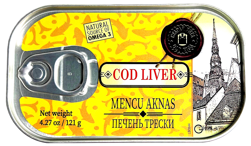 Old Riga Cod Liver 121g